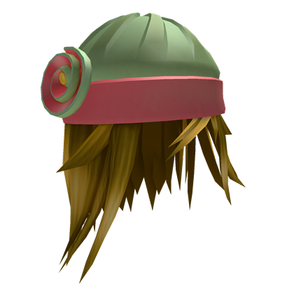 Spring Cap With Blonde Hair Roblox Wiki Fandom - roblox hats hair extensions blonde