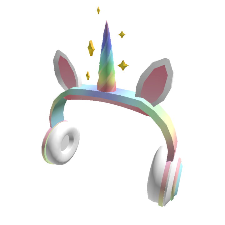 Rainbow Unicorn Headphones Roblox Wiki Fandom - honey the unicorn roblox avatar