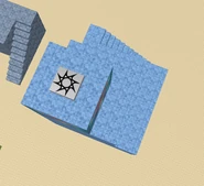 The Spawn Spire - at the corner of each section facing the center. Where players spawn.