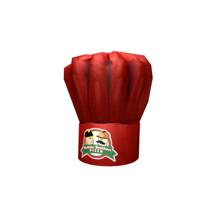 Builder Brother S Pizza Chef Hat Roblox Wiki Fandom - roblox pizza place codes