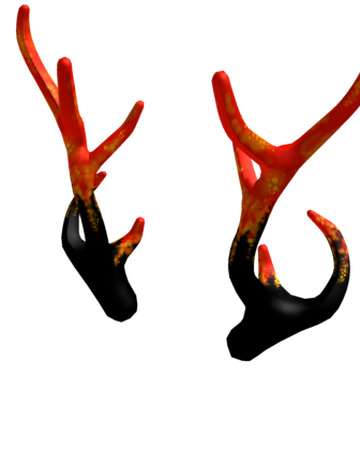 Catalog Fiery Antlers Roblox Wikia Fandom - fiery antlers roblox