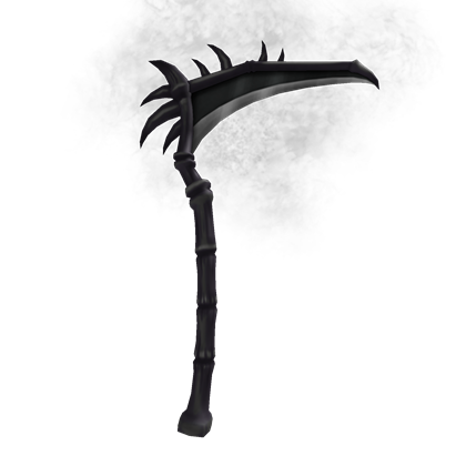 Catalog Sorcus S Scythe Of Death Roblox Wikia Fandom - black scythe roblox