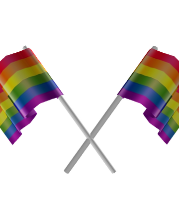 Double Pride Flags Roblox Wiki Fandom - roblox back flag