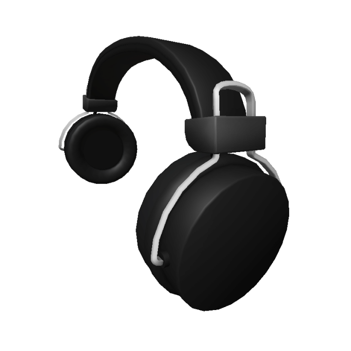 Quality Black Headphones Roblox Wiki Fandom - roblox audio back in black