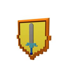 Gold Battle Shield