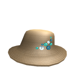Aqua Button Cap