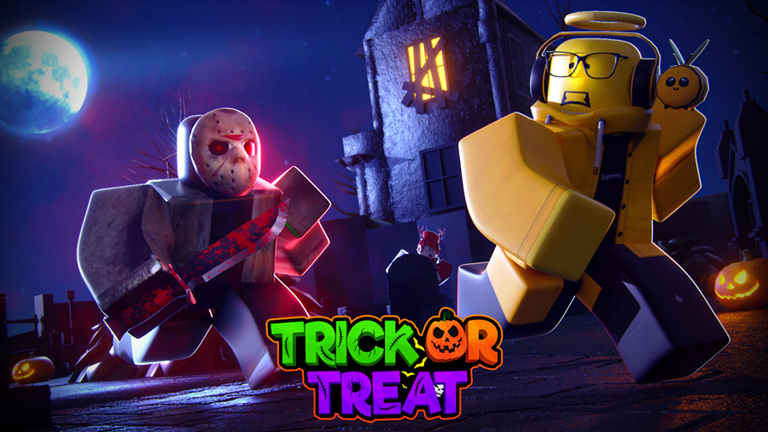 Roblox Halloween Kids Tee: Eat Trick or Treat Repeat Fun 