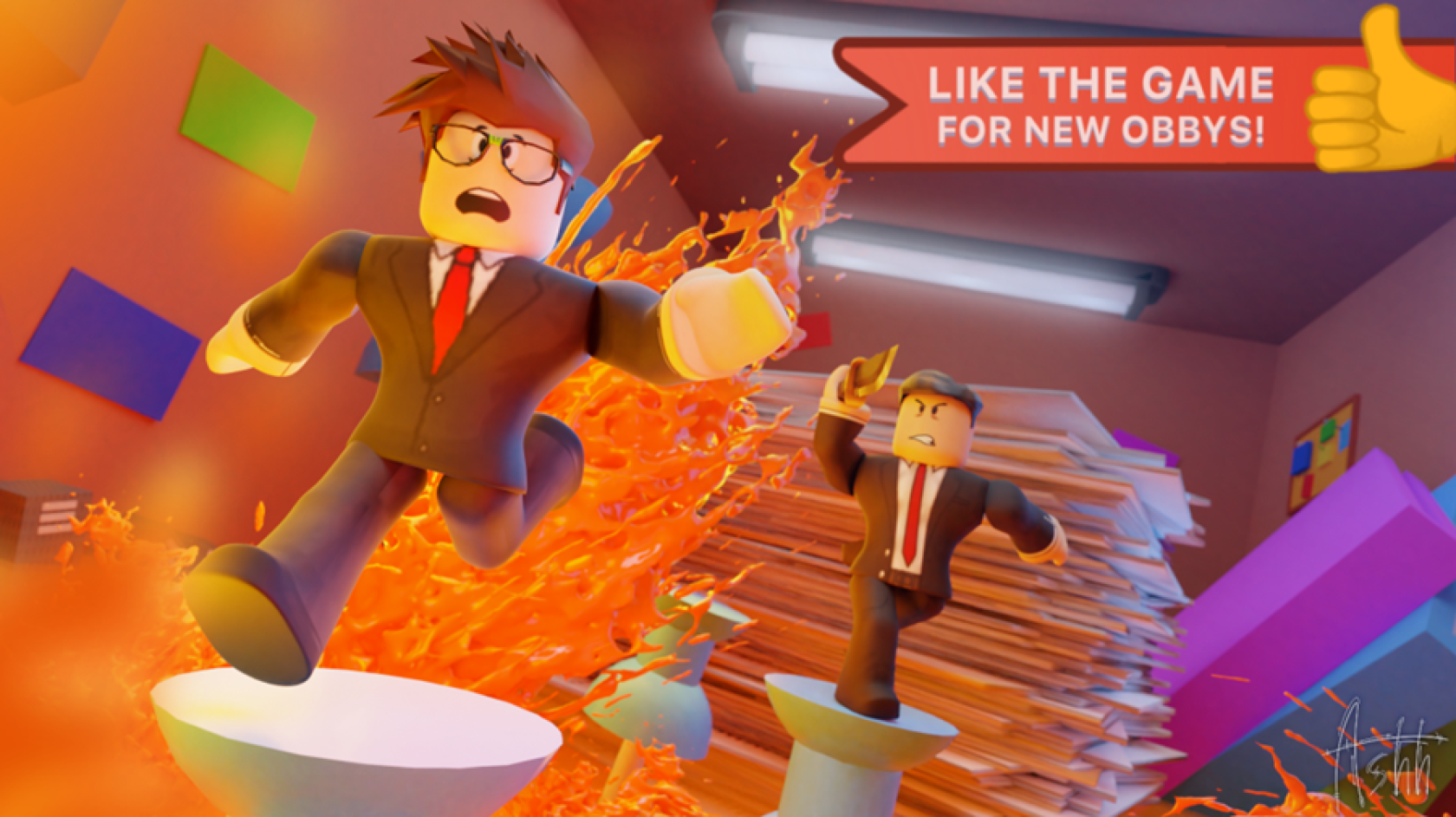 ESCAPE THE GUESTS OBBY IN ROBLOX!
