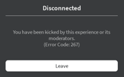 Error Code 267-2