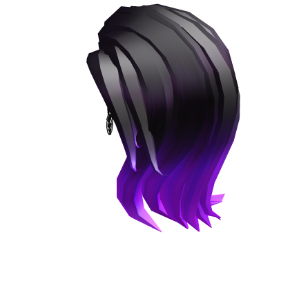 purple hair roblox free hair