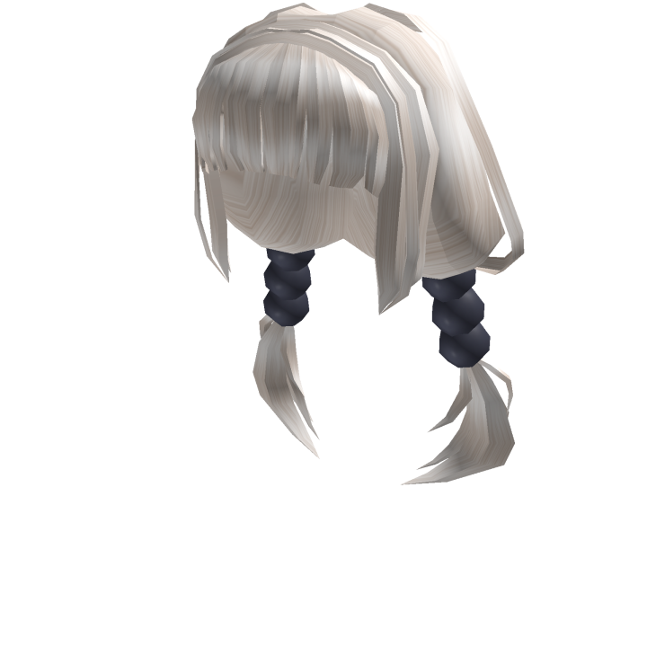 Blonde Flowy Pigtails - Roblox