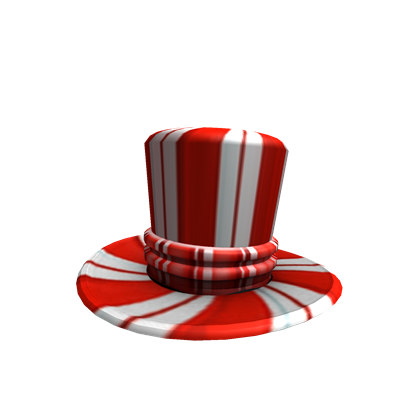 Catalog Peppermint Top Hat Roblox Wikia Fandom - costume badge roblox