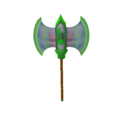 roblox double  bladed axe