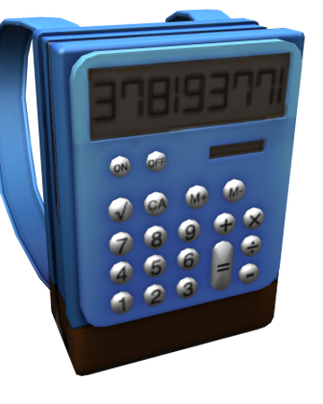 Calculator Backpack Roblox Wiki Fandom - how much is my roblox account worth calculator