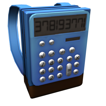 Catalog Calculator Backpack Roblox Wikia Fandom - catalog calculator backpack roblox dr fia tyfoid backpack roblox wikia fandom powered by Catalog Calculator Backpack Roblox Wikia Fandom - dr fia tyfoid backpack roblox wikia fandom powered by