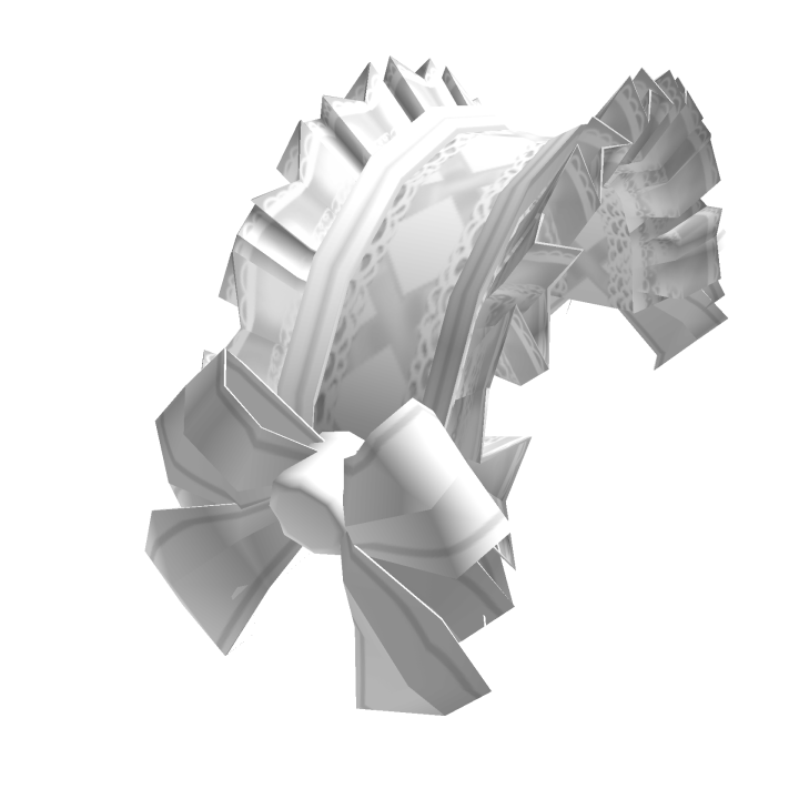 Lovely White Lace Bonnet Roblox Wiki Fandom - lovely white bow roblox