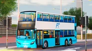 75綫用車ADL Enviro500 MMC（991/TS2711）正途經碩進道