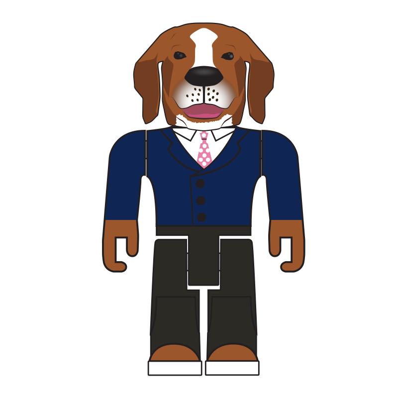 White Collar Dog Roblox Wikia Fandom - avatar doge roblox
