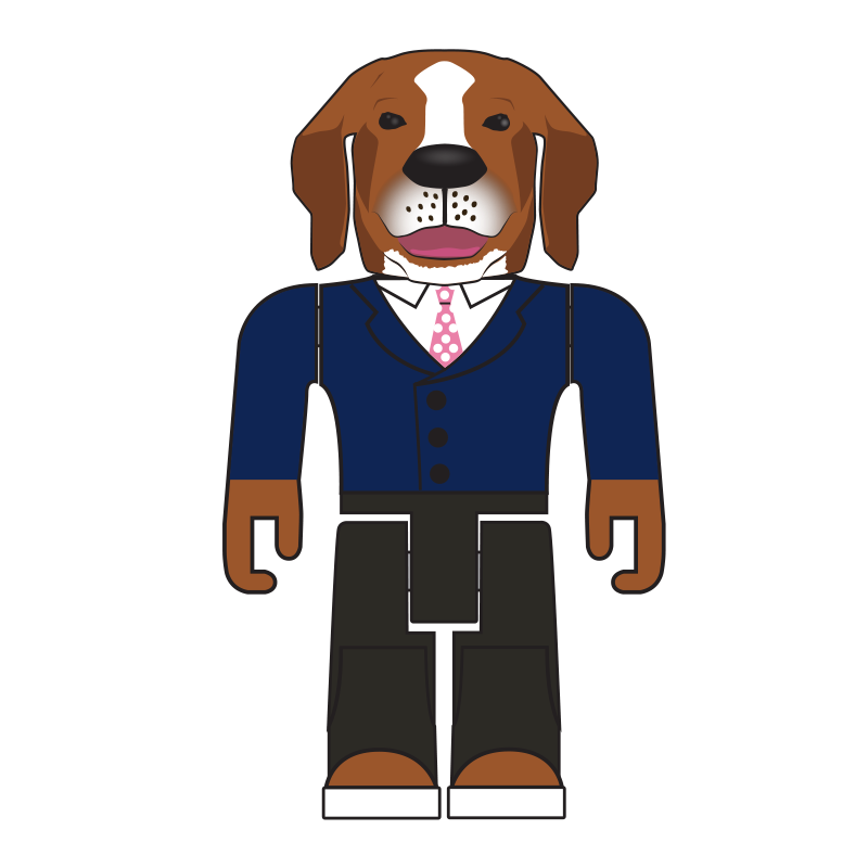 White Collar Dog Roblox Wikia Fandom - dog manfree roblox