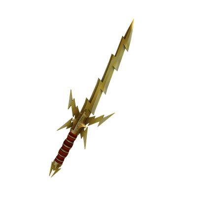 Catalog Lightning Bolt Sword A Gamestop Exclusive Roblox Wikia Fandom - roblox bolt