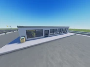 The convenience store near the gas station.