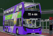 紫荊巴士派出Enviro500 MMC 12米 (XA355) 行走A84線