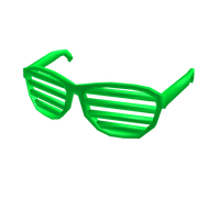 Neon Green Shutter Shades