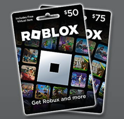 Gift card, Roblox Wiki