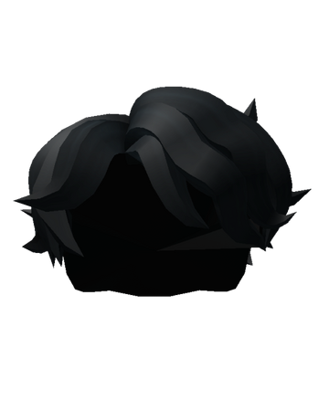 Black Messy Wavy Hair Roblox Wiki Fandom - white hair roblox code