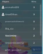 Another picture of randomly-placed icons on the people list.