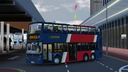一輛 Enviro500 正在駛入勞鐵恆域站