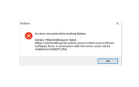 Error Roblox Wiki Fandom - error code 272 roblox pc