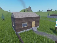 The cabin where the player spawns.