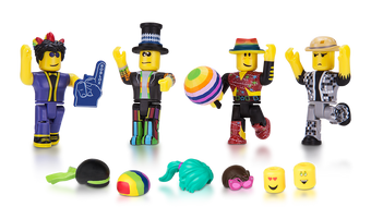 Roblox Toys Mix And Match Sets Roblox Wikia Fandom - roblox mix match dance your blox off figure 4 pack set