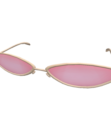 Catalog Pink Cat Eye Aesthetic Sunglasses Roblox Wikia Fandom - pink aesthetic roblox sign