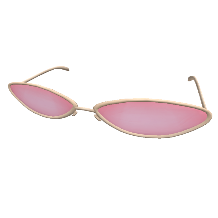 Pink Cat Eye Aesthetic Sunglasses Roblox Wiki Fandom - pink aesthetic roblox avatar