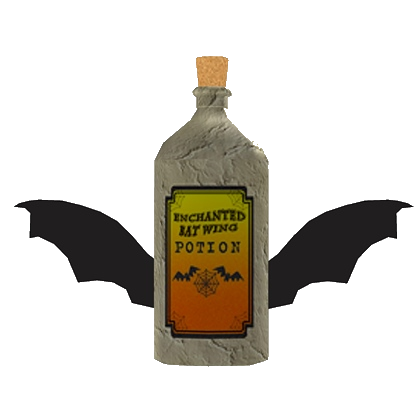 Catalog Enchanted Bat Flying Potion Roblox Wikia Fandom - drinking a bottle of syrup roblox