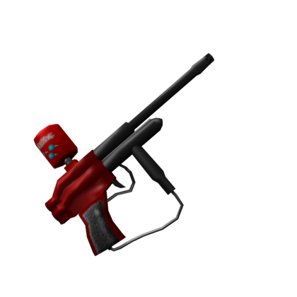 Catalog Red Rebels Paintball Gun Roblox Wikia Fandom - gear red paintball gun roblox