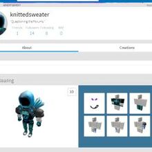 Community Knittedsweater Roblox Wikia Fandom - roblox new rules video free roblox keylogger