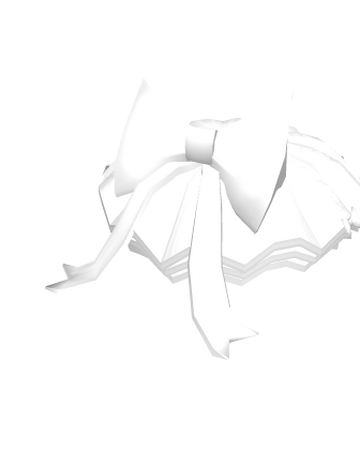 Catalog White Bow Tutu Skirt Roblox Wikia Fandom - paper tix hat skirt and top roblox