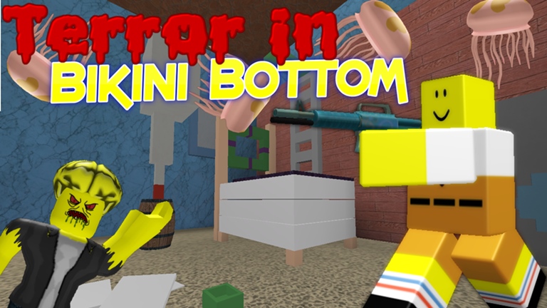 Terror In Bikini Bottom Roblox Wiki Fandom - spongebob zombie games in roblox