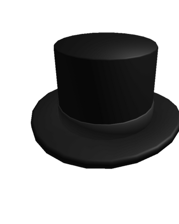 black white top hat roblox