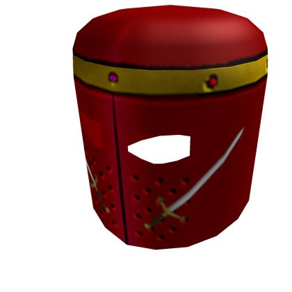Catalog Knight Helm Of The Scarlet Order Roblox Wikia Fandom - roblox red knight helmet