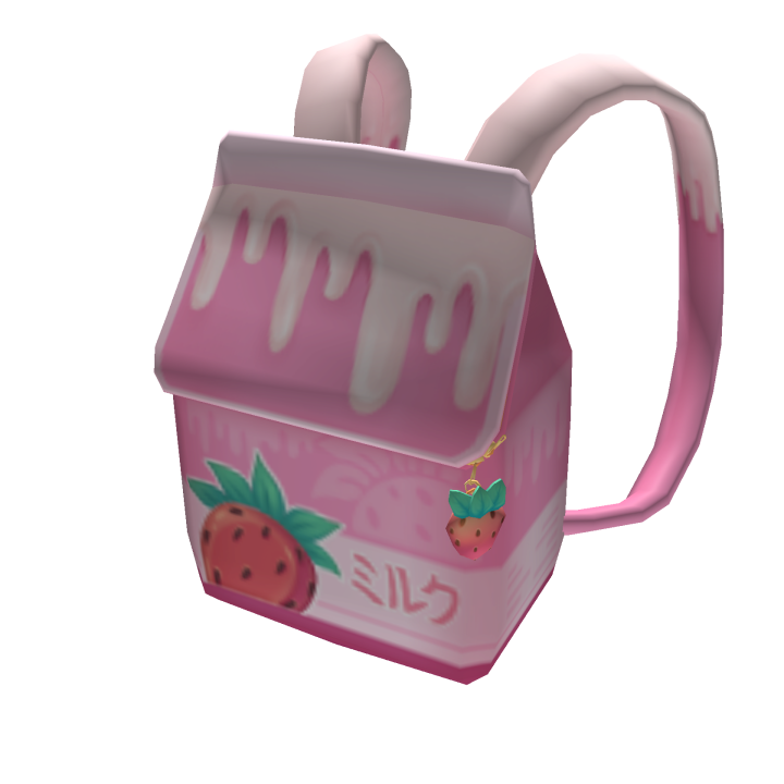 Strawberry Backpack Roblox Wiki Fandom - strawberry milk backpack roblox