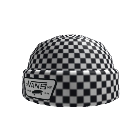 vans black and white checker