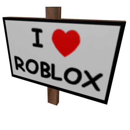 Catalog I Heart Roblox Sign Roblox Wikia Fandom - sigh dev roblox