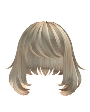 Catalog Short Blonde Fluffy Hair Roblox Wikia Fandom - blonde anime spikey hair roblox