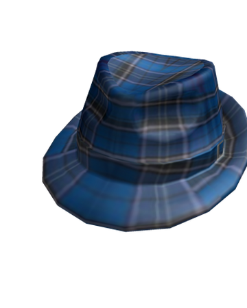 Blue Plaid Fedora Roblox Wiki Fandom - blue fedora roblox