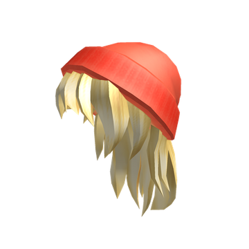 Red Beanie & Blonde Hair, Roblox Wiki