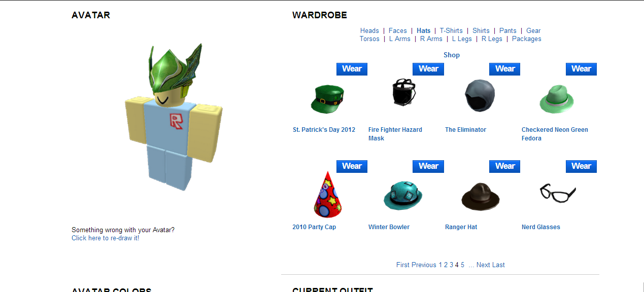 Avatar Editor - Roblox